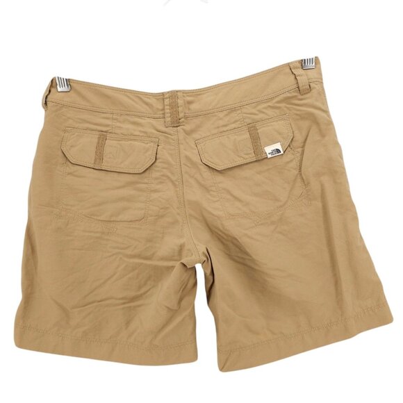 NWT THE NORTH FACE Women's Horizon Becca Nylon Hiking Shorts Moab Khaki Size 4 - Picture 2 of 8
